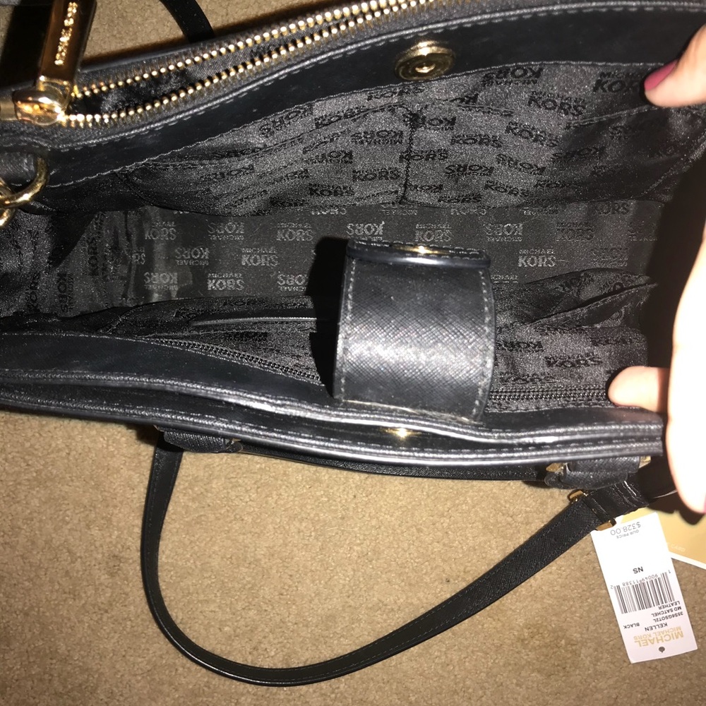 NWT Authentic Leather Michael Kors Kellen Satchel - Picture 4 of 8